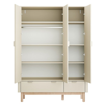 Clothes cabinet with 3 doors (Miloo collection)